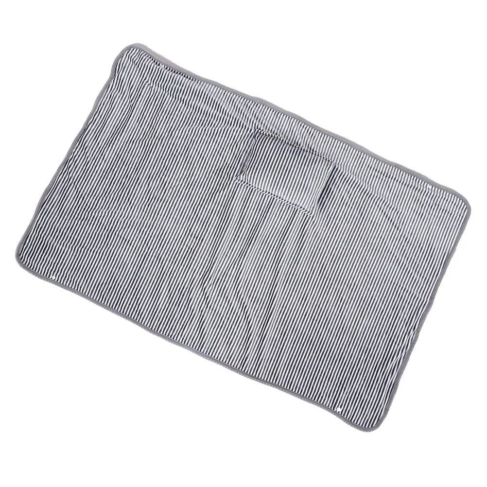 

USB Electric Heating Blanket Constant Warm Body Lap Throw Grey Winter Office Use Portable H Pockets Small Light