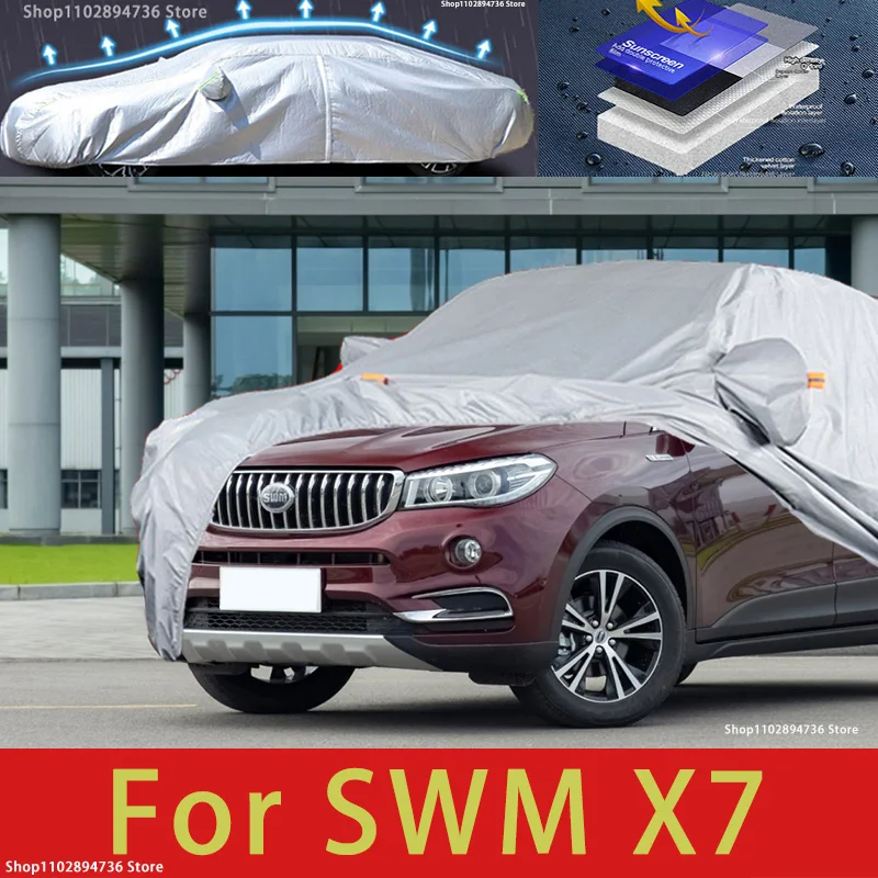 

For SWM X7 Car protective cover, sun protection, cooling protection, car clothing, car paint protection auto