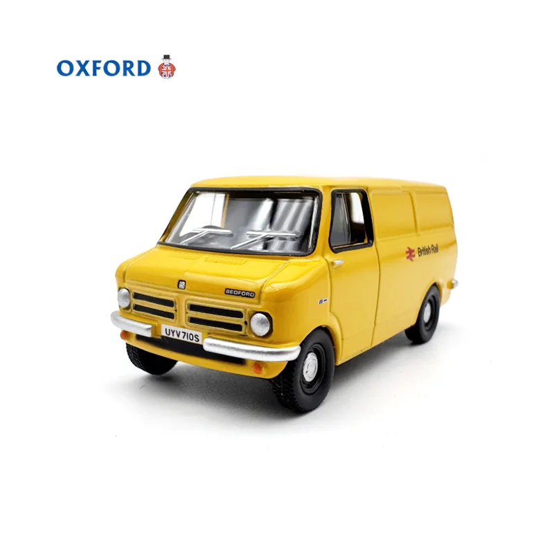 

OXFORD Diecast 1:76 Scale Bedford Alloy Railway Transport Car Model Finished Product Simulation Toy Collection Static Ornament