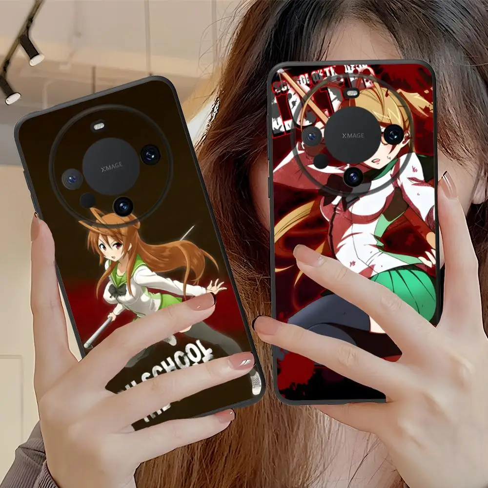 

Highschool Rei Miyamoto Phone Case for Huawei Mate 60 50 40 30 20 10 Pro Plus Lite E 5G Black Smartphone Luxury Pretty