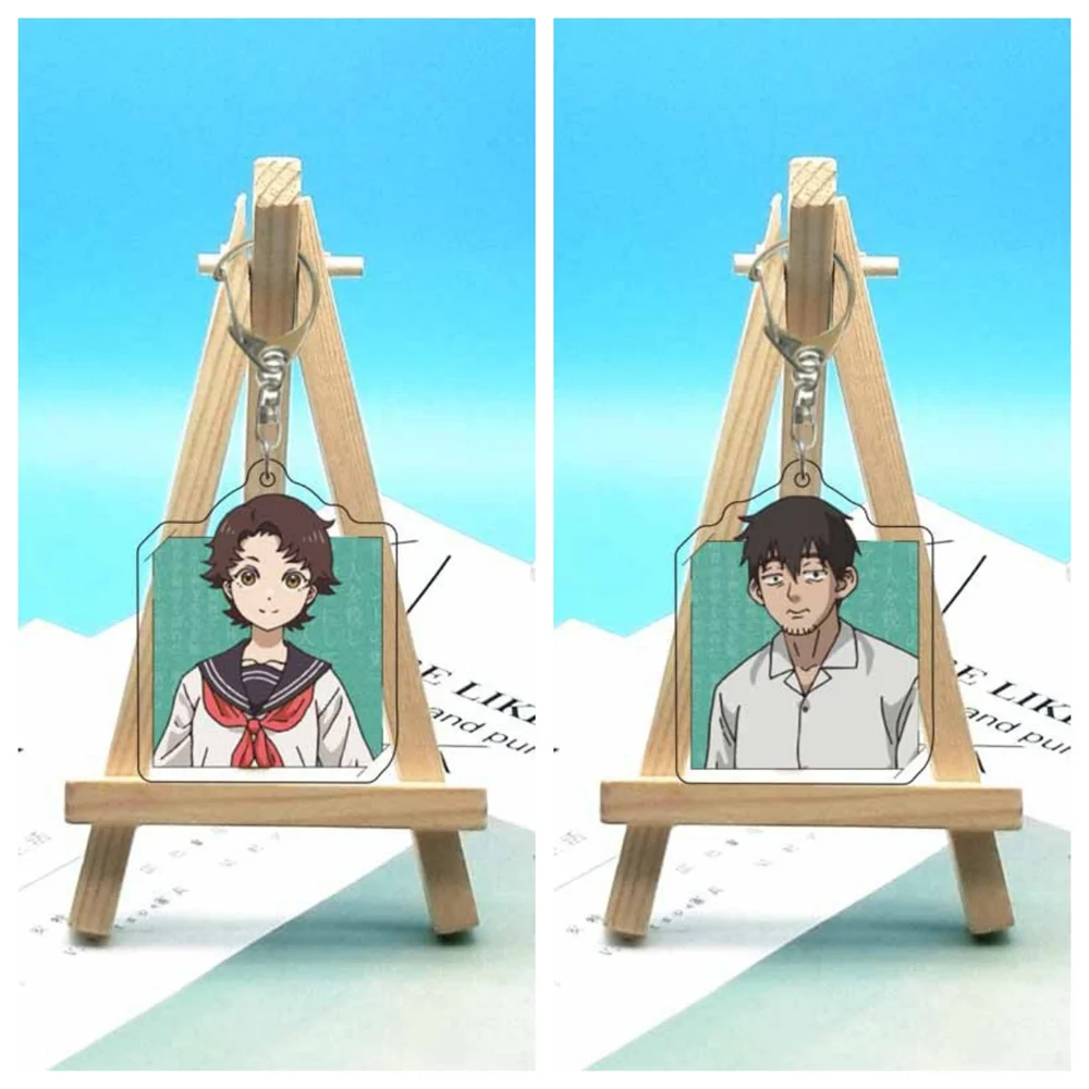 6CM Anime The Mononoke Lecture Logs of Chuzenji-sensei Acrylic Keychain Cosplay Characters Ornament Accessories Christmas Gifts