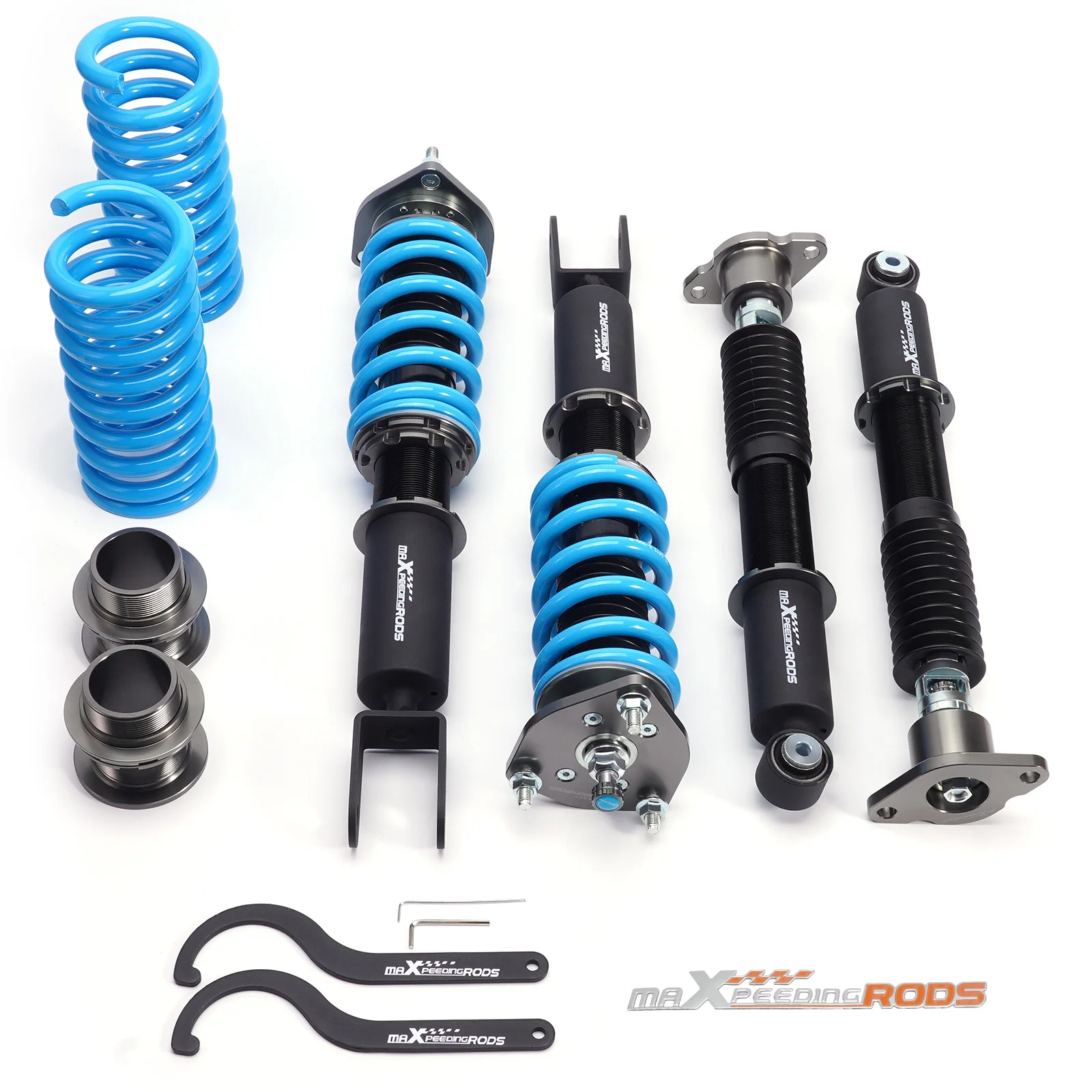 MaXpeedingrods 24 Way Coilovers Shocks Lowering Kit For Mercedes W205 C200 C250 C350 2015-2021 RWD