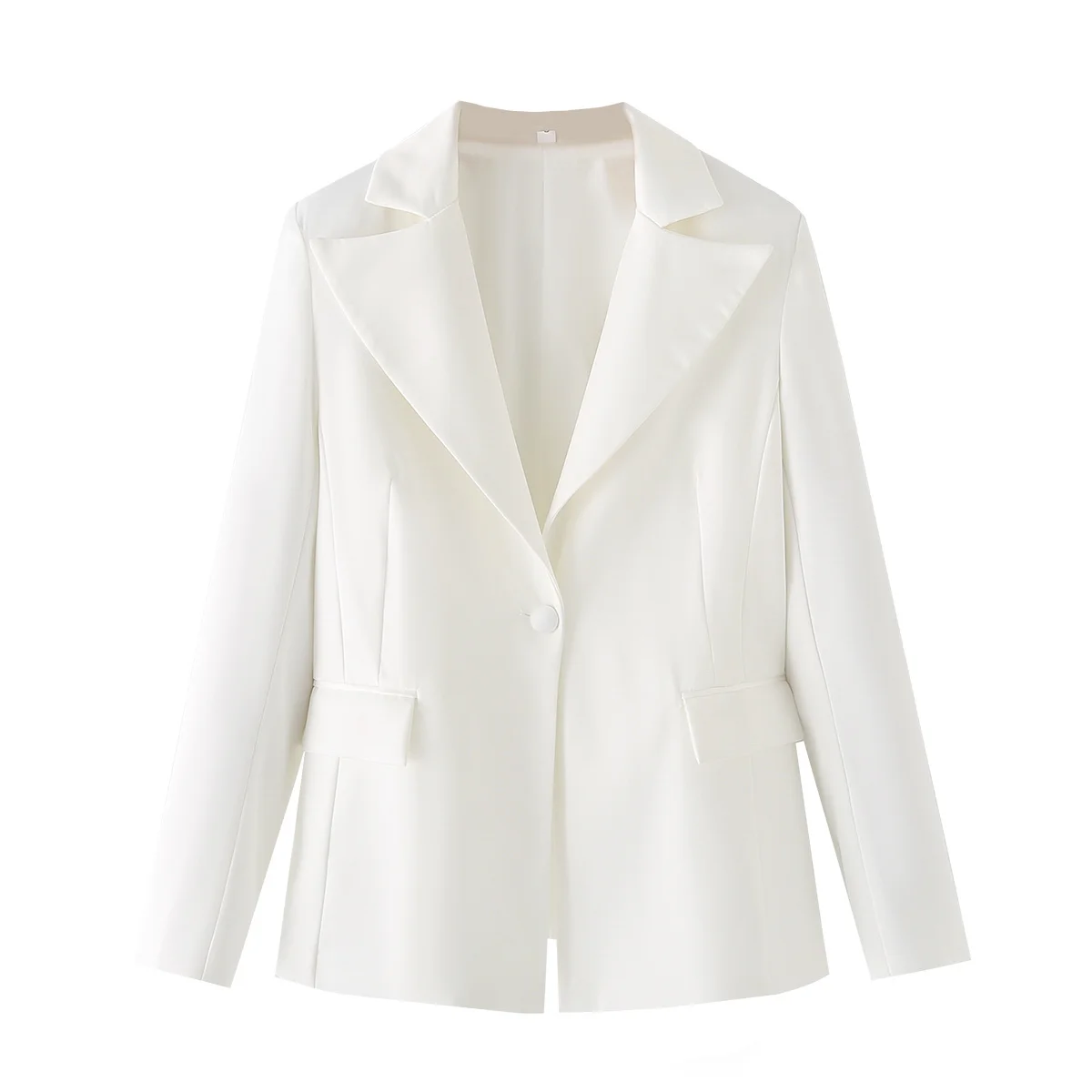 Spring women clothes 2024 casual white jacket blazers suit long sleeve coat girl