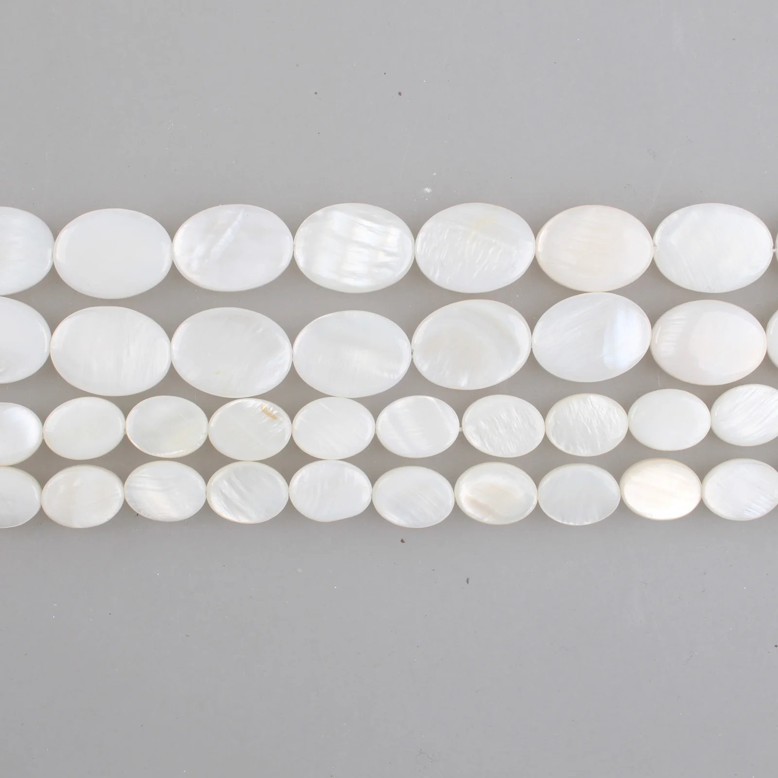 Natural Shell Beads White Mother Of Pearl Shell Oval Shape Shell Beads 9*12mm 13*18mm For Diy Bracelet Necklace Jewelry Making