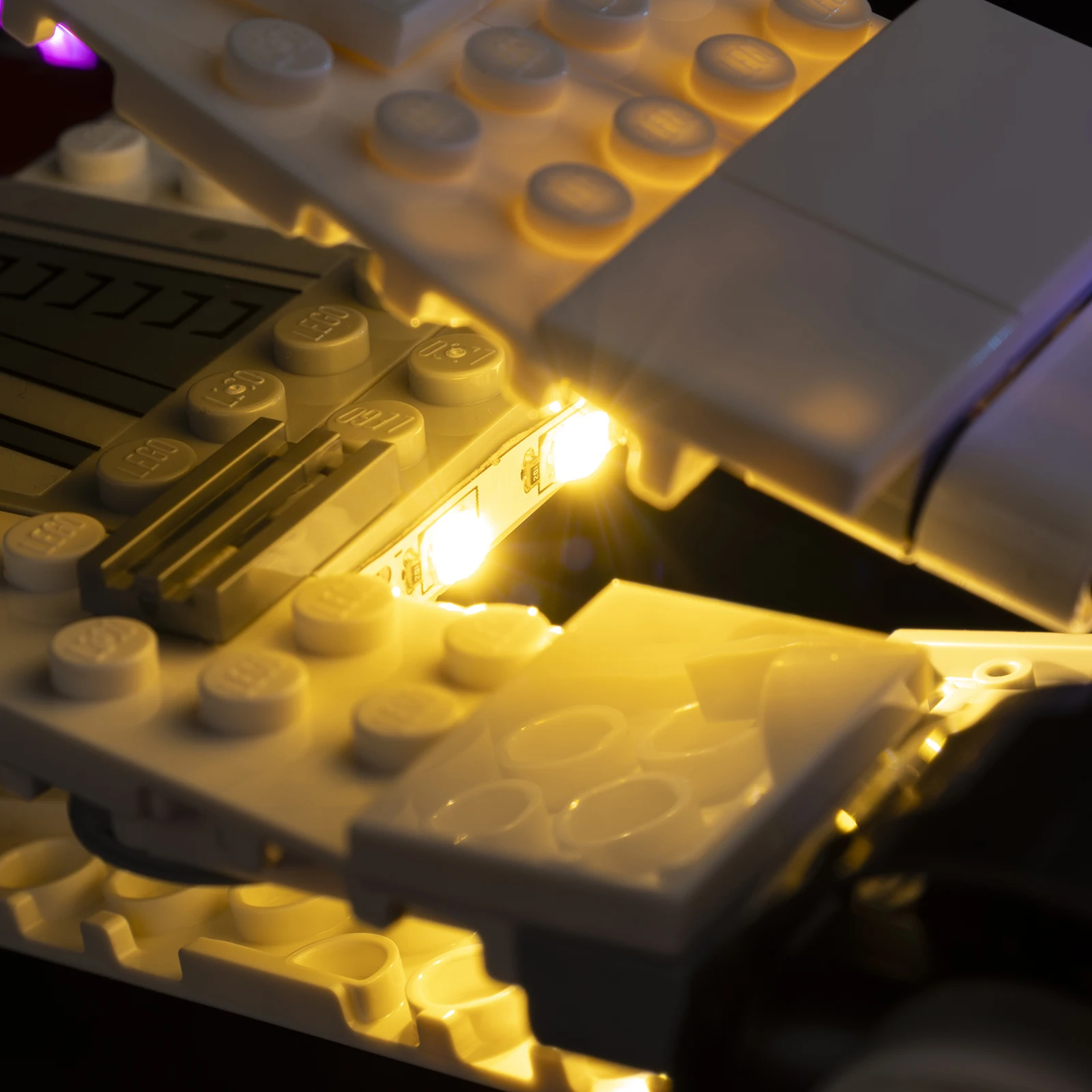 Kyglaring led light kit for ARC-170 Starfighter 75402 Model Building Block (only light included)