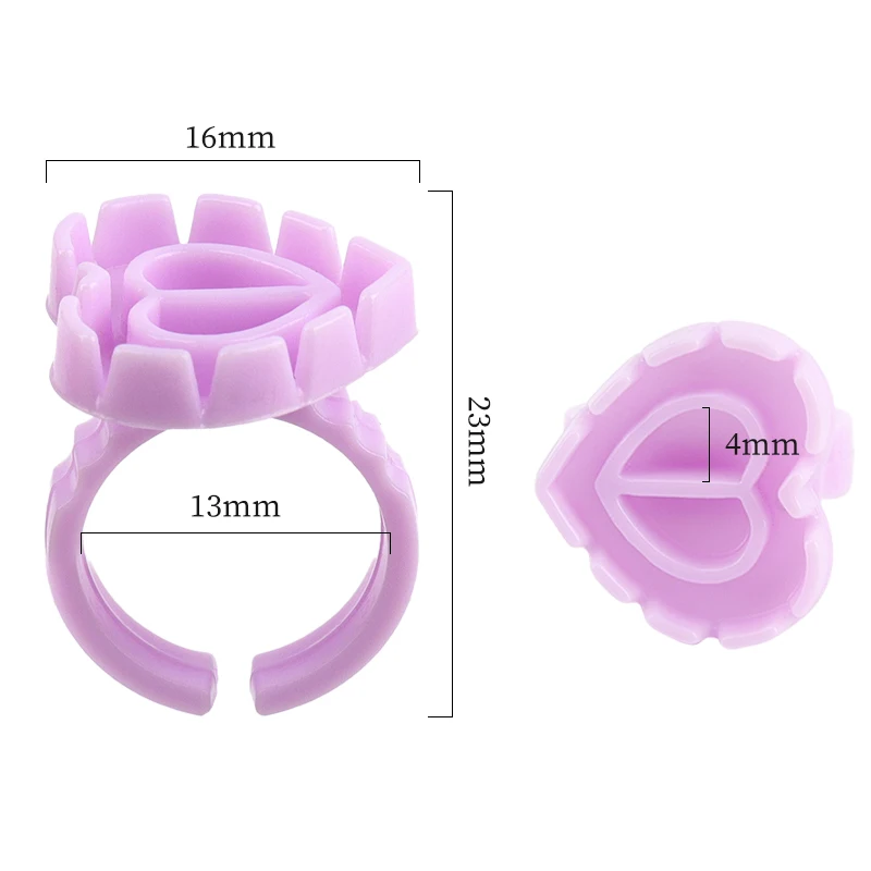 30 pz Estensione Delle Ciglia Colla Titolare Anello Tazze Estensione Delle Ciglia Adesivo Colla Supporto Tavolozza Contenitore Pigmento Del Tatuaggio Titolare Pallet