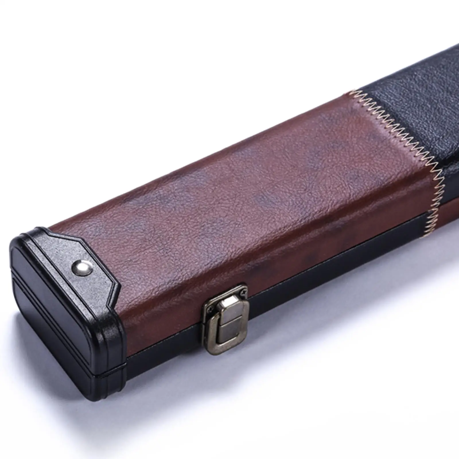 

Heavy Duty Billiards Pool Cue Hard Case with Handle and Lock Holds Butt Shaft Organizer for 1/2 Snooker 3/4 Split Billiard Rod
