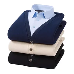 Winter Warm Men's Shirts 2024 Groom Wear Party Wear