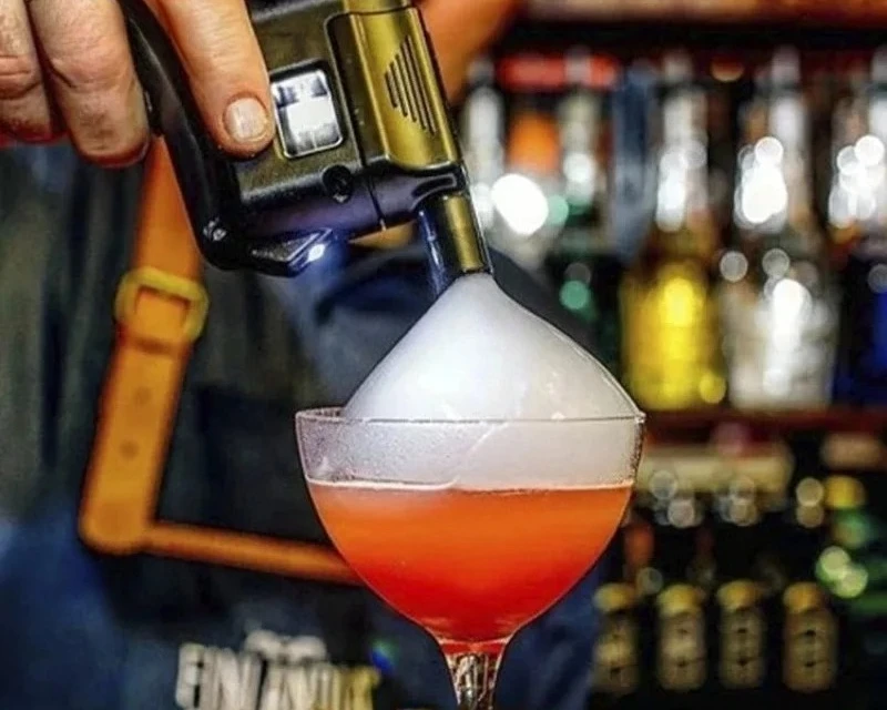 For Cocktail Smoke Bubble Gun, Bar Kettle Brewing Decoration Accessory For Club Party Drink Decor Supplies