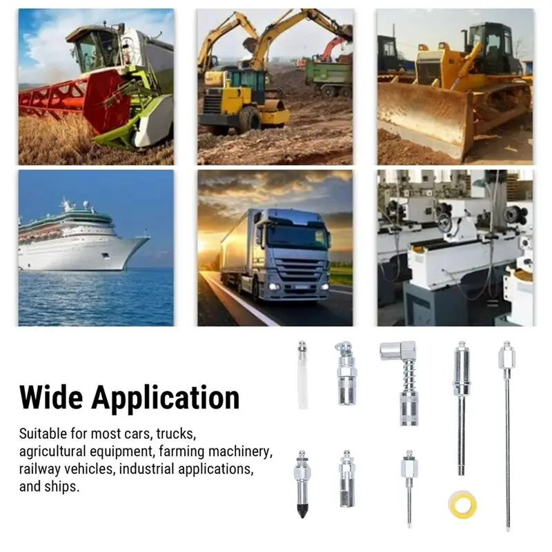 PORK-For Quick Connect Grease Accessory Kit For Quick Release Lube Couplers Designed For Easy Maintenance Of Reach Any Fitting