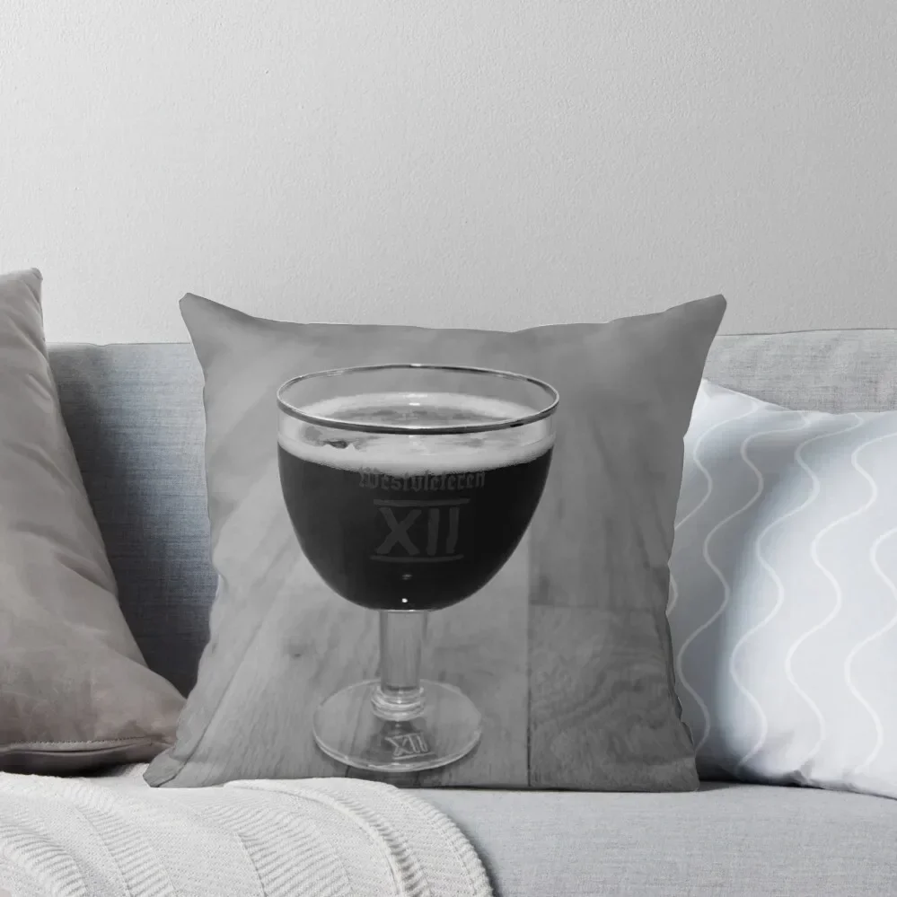 

Westvleteren XII - B&W Throw Pillow Pillowcase Cushion Decorative pillow case pillow