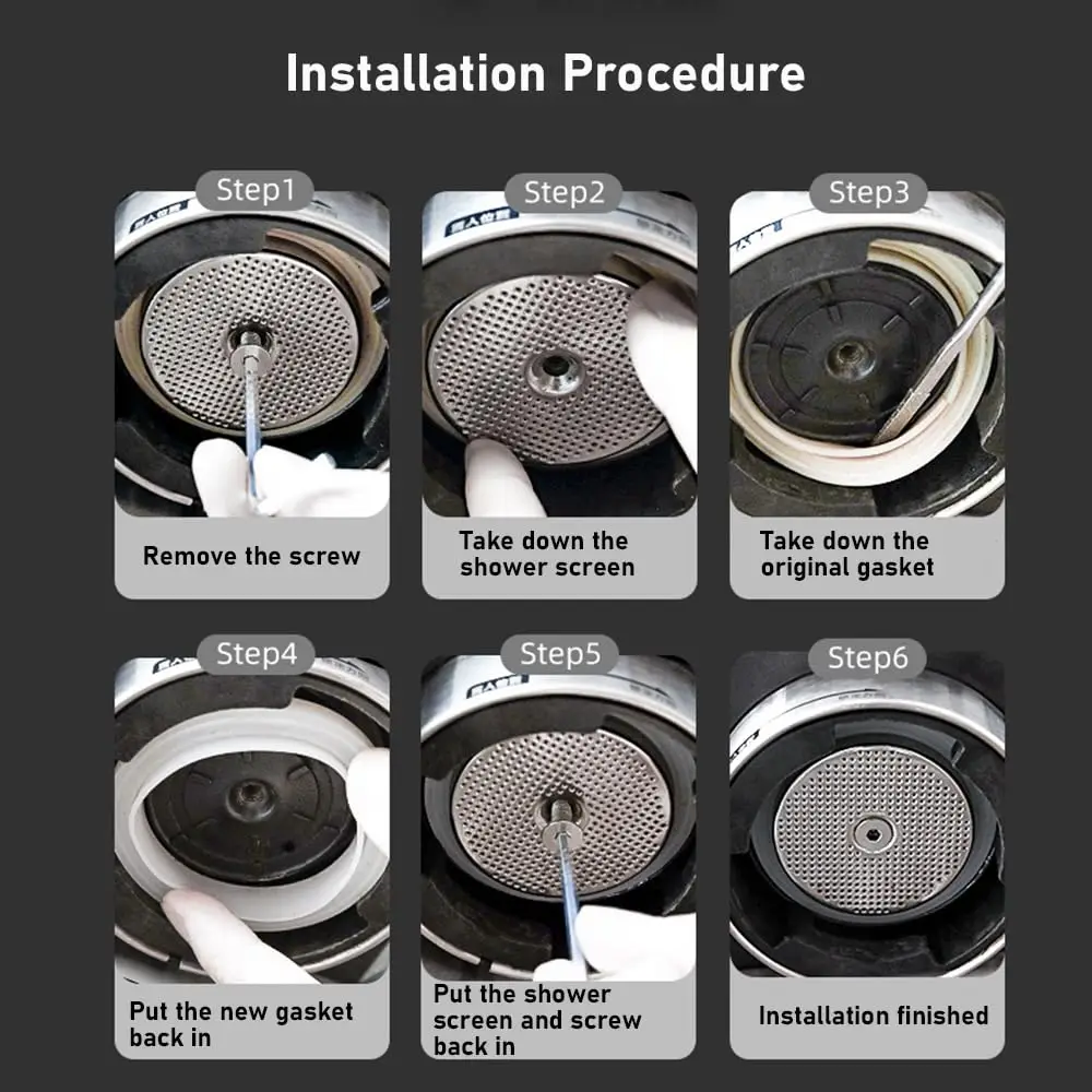 Delonghi Silicone Brew Head Gasket O Ring Seal for Delonghi Dedica EC680 EC685 EC9335M EC9355M EC9665M Coffee Machine