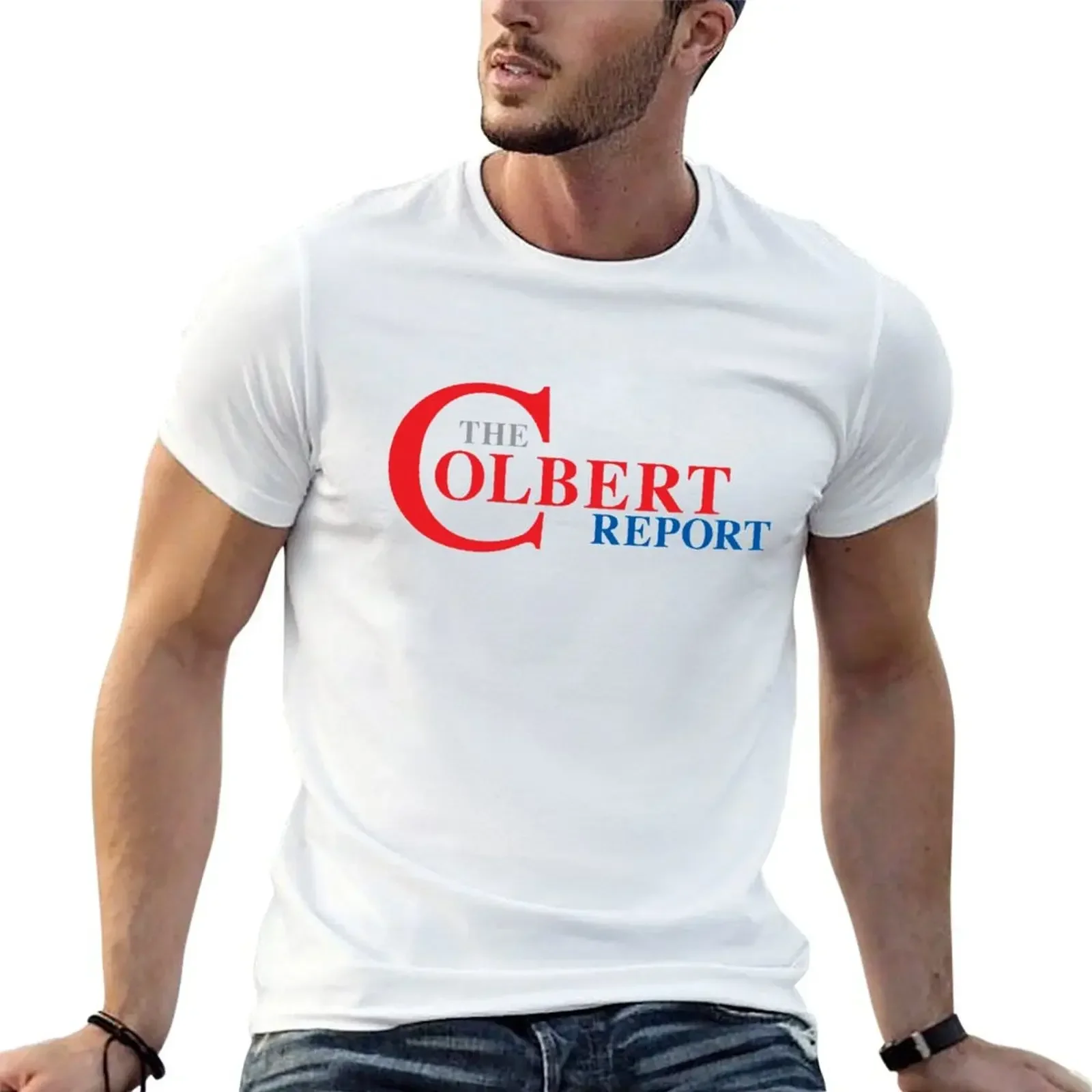 The Colbert Report T-Shirt plain vintage summer clothes vintage t shirt men