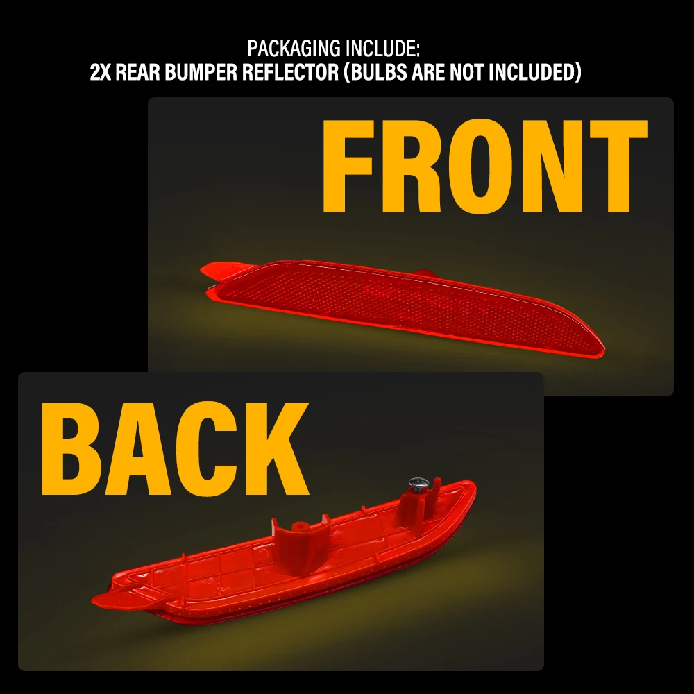 1Pcs Right Side Rear Bumper Reflector Fits For Kia RIO 2010 2011 2012 2013 2014 Car Accessories Replacement Red Lens ABS - view 3