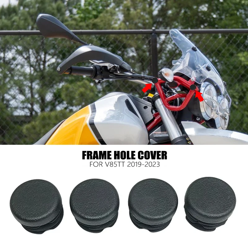 

New Frame End Caps Frame Hole Cover Caps Plug Decorative Fit For V85TT V85 TT 2019 2020 2021 2022 2023 Motorcycle Accessories