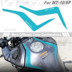 Motorcycle Fuel Tank Sticker Tank Top Curve Decals For MT10 MT-10 MT 10 SP MT10SP