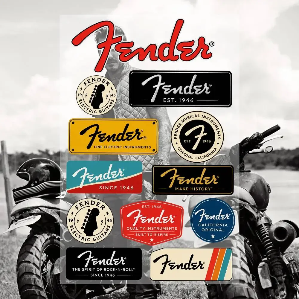 F-enD-er Aesthetic Graffiti Waterproof PVC Stickers for Car Motorcycle Skateboard Helmet Notebook