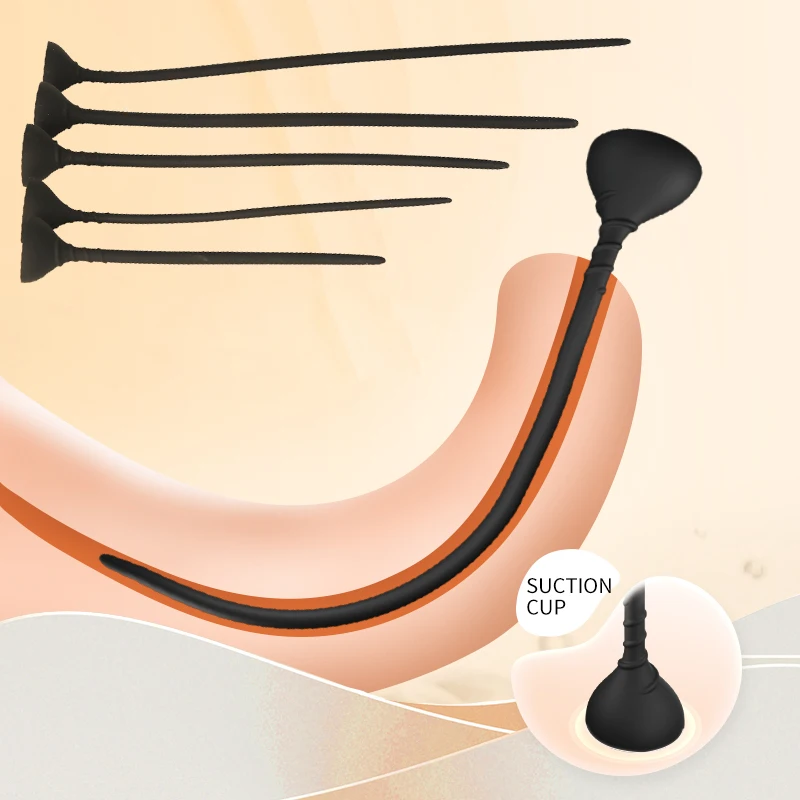 ذكر سيليكون المثيرة مجرى البول قفل لعبة استثارة القضيب موسعات الصوت الحصان العين عصا الكبار لعبة الجنس للرجال مثلي الجنس شفط كأس العفة قفص #2