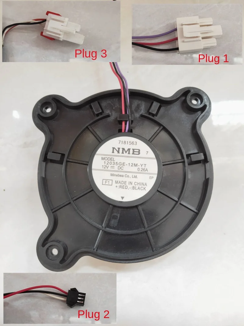 พัดลมตู้แช่เย็นความถี่แปรผัน12035ge-12m-yt BCD-302WPQG jinghong