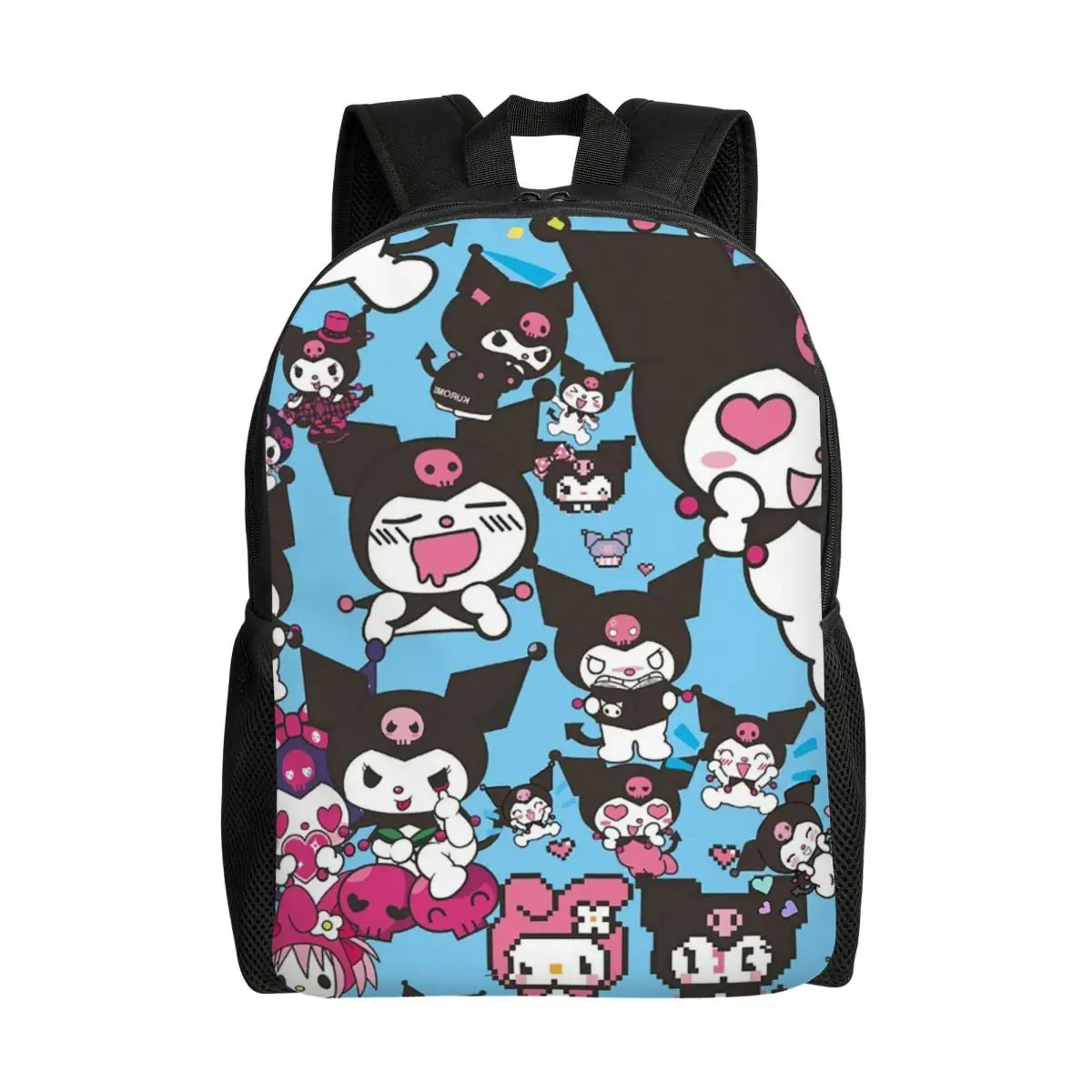 

Custom Kuromi Anime Backpack for Women Men Waterproof College School Bag Print Bookbag