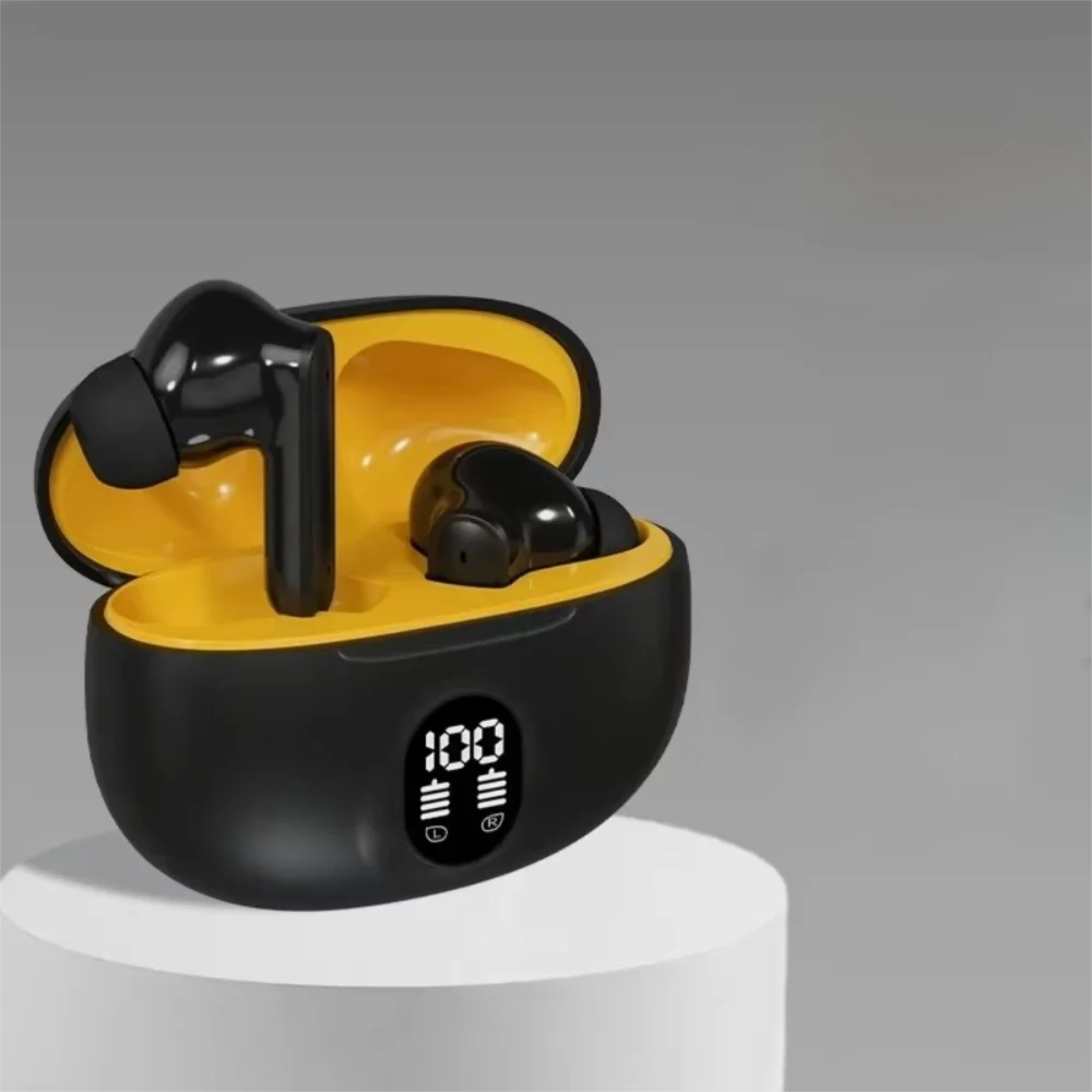 Auriculares inalámbricos Bluetooth con sonido estéreo, cascos deportivos con pantalla LED de potencia, pantalla Digital, resistentes al agua