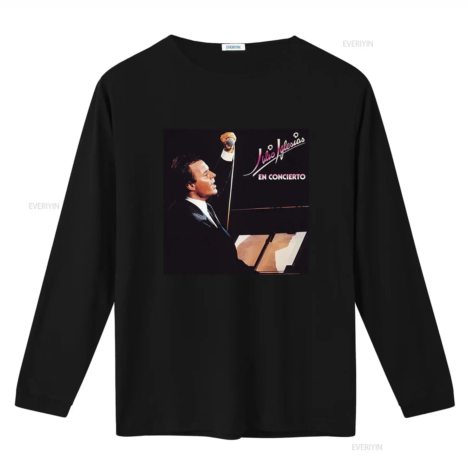 Julio Iglesias En Concierto T Shirt Vintage Concert Design for Music Lovers High Quality Print Perfect Fans vintage Washed