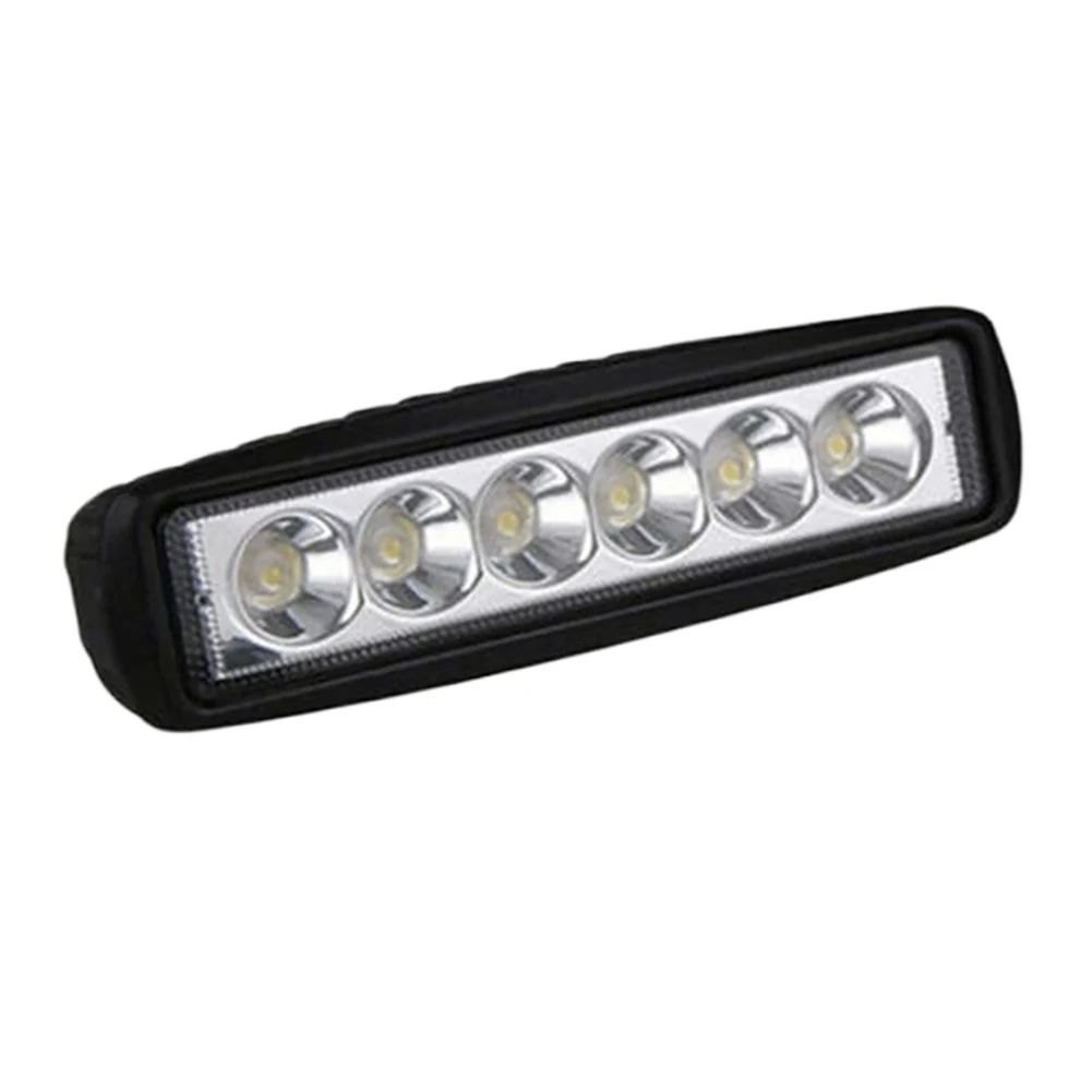 

Car Driving Lamp 6500K-7500K DC 12V Bar Flood Spot Light 800LM Car Working Lamp 18W Auto Head Lamp IP68 Waterproof for Truck SUV