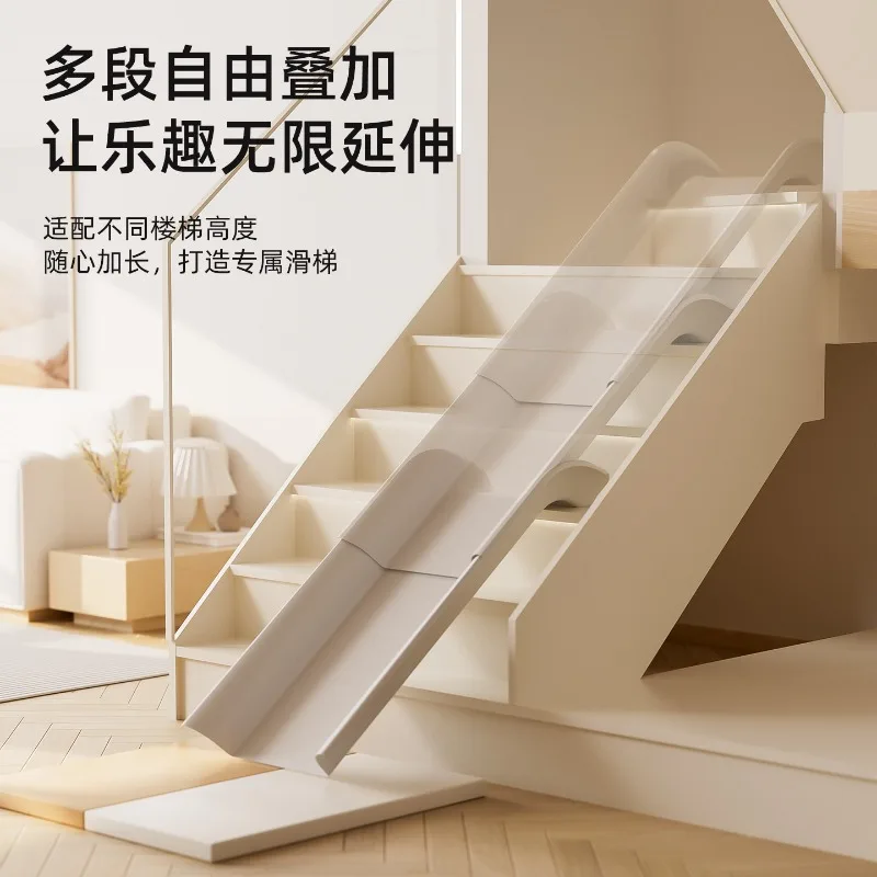 Stair Slide for Indoor Home Use No Installation Required Non-Slip Thickened Baby Safety Slide Made of
