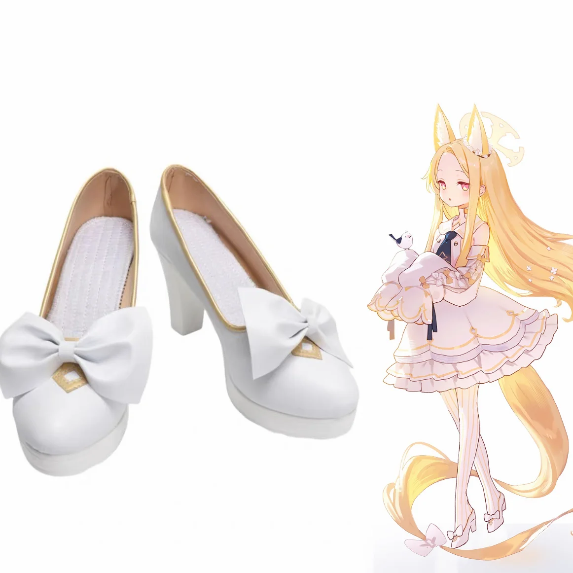 

Yurizono Seia Cosplay Game Blue Archive Cosplay Shoes Anime Role Play Shoes for Woman