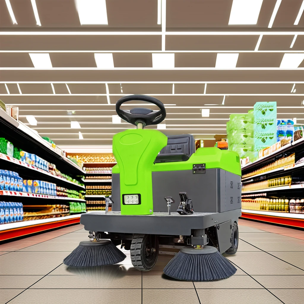 

Electric Road Sweeper for Workshop and Ground Floor Cleaning Floor Sweepers Industrial Sidewalk Sweeper