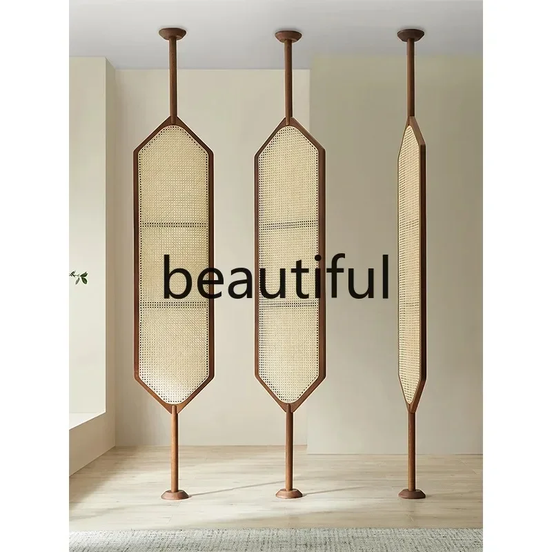 

Rattan screen decoration partition special-shaped living room creative entrance living room decoration home