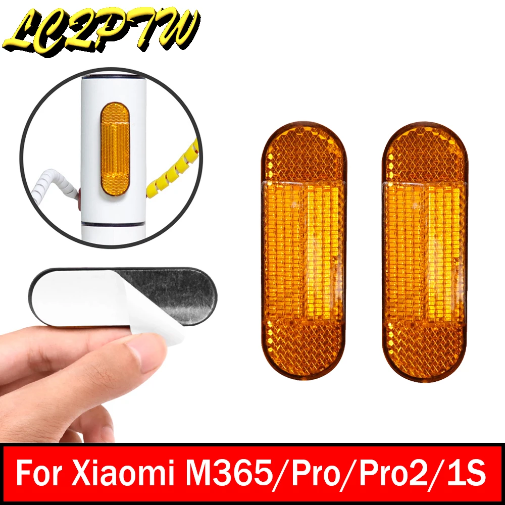 Scooter Safety front ABS Reflective tube Night Warning Reflector for Xiaomi Mi 3 Electric Scooter 1S Pro Pro2 M365 Accessories