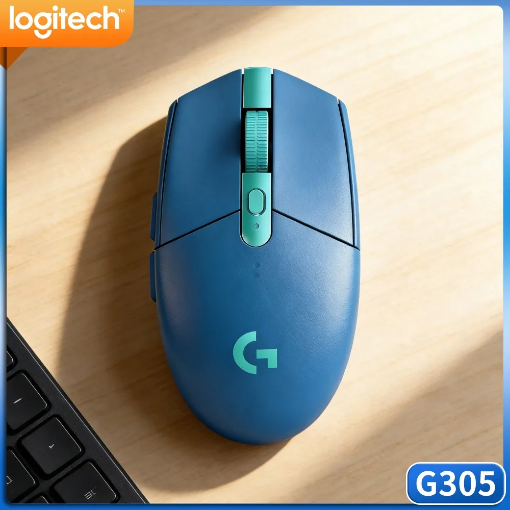 Logitech G305 LIGHTSPEED Gaming Mice,HERO 12000 DPI Optical Sensor,6 Programmable Buttons,250H Battery,Fit PC Mac