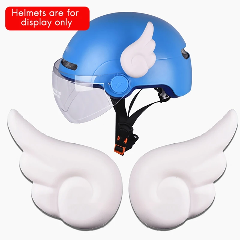 1 Pair Helmet Angel Wings Decoration For Snowboarding Skiing Biking Cycling Helmet Kids Adults Helmet Decoration