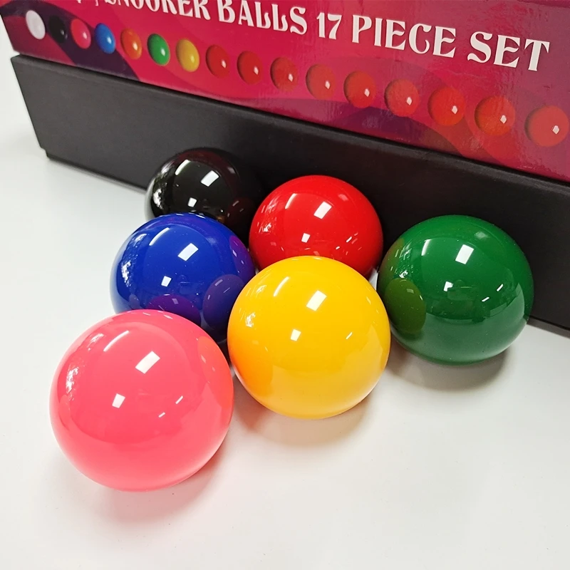 Billiard Balls Completed Set of 17 Pcs For Chinese Snooker Balls 107 Game-Size 57.25mm