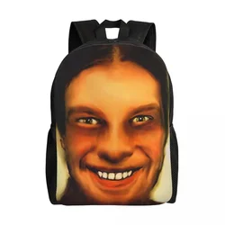 Customized Aphex Twin Travel Backpack Women Men School Computer Bookbag College Student Daypack Bags