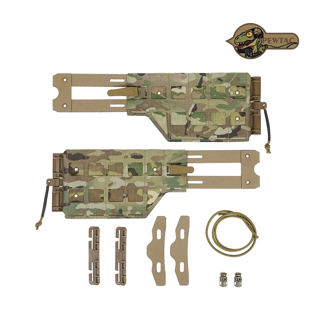 

PEW Tactical SS Style Quick Release Side Panel Molle Cummerbund Adapter Import CURV Plate For LV120 Plate Carrier UA104