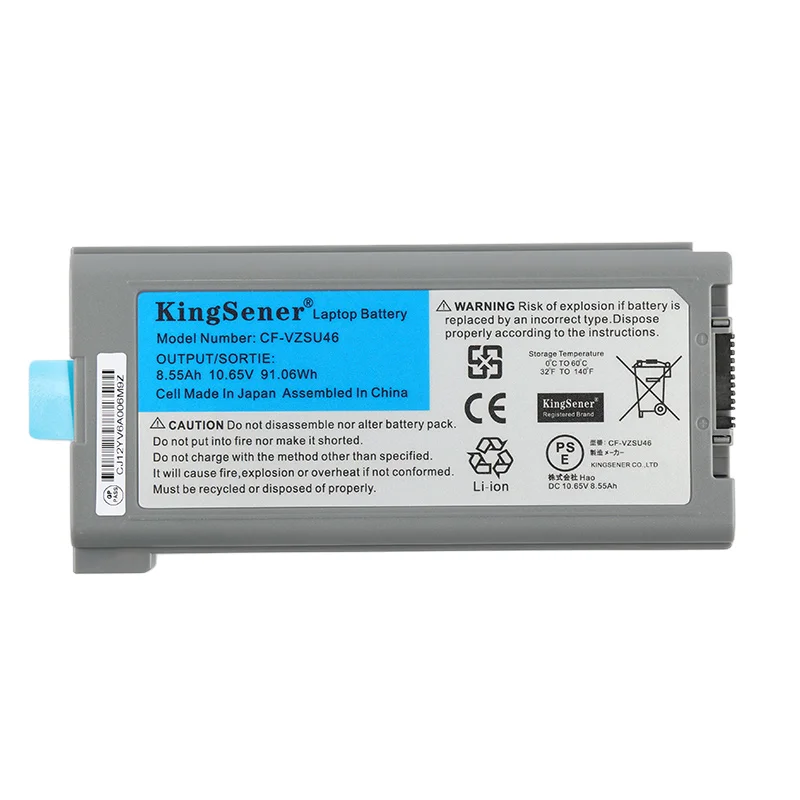 KingSener 10.65V 8550mAh Bateria CF-VZSU46 do Panasonic Toughbook CF-30 CF-31 CF-53 Series CF-VZSU46AU CF-VZSU46U CF-VZSU46S — zdjęcie produktu 7