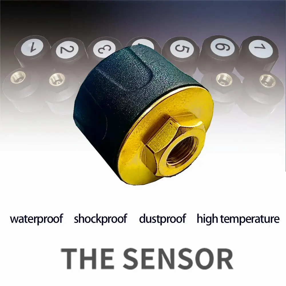 Penjualan Terlaris Sensor Sistem Pemantauan Tekanan Ban TPMS Roda 8 12 16 22 Otomatis 433.92Mhz Trailer Tekanan Ban Truk RV