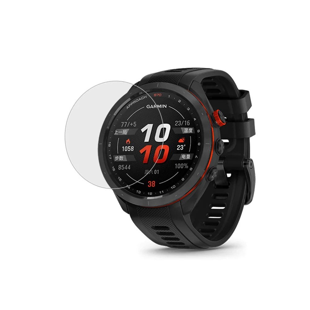 2pcs Tempered Glass Screen Protector for Garmin Approach S62 S70 42mm 47mm 2.5D 9H Hardness HD Screen Protector