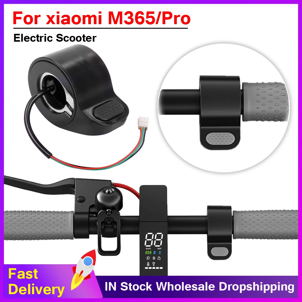 Electric scooter speed dial thumb accelerator for xiaomi M365 pro parts skateboard millet accessories trigger shifter dial solid