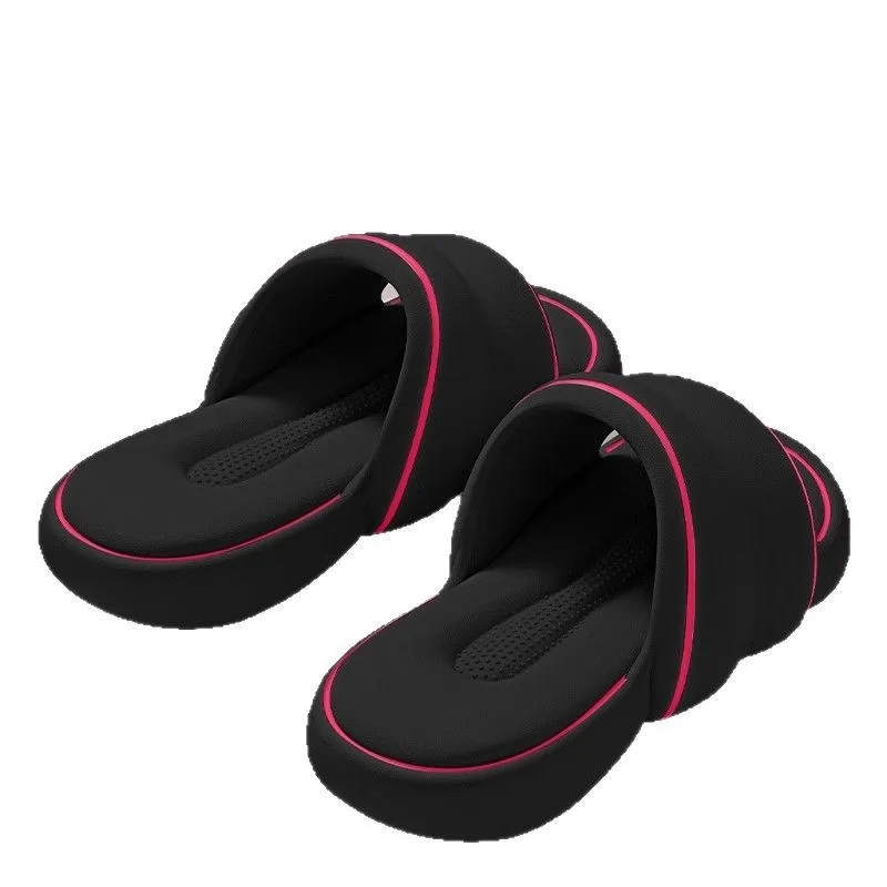 Chinelos Silêncio tipo nuvem – Chinelos de luxo de verão para mulheres, ultramacio e antiderrapante para chinelos infantis de spa interno/externo