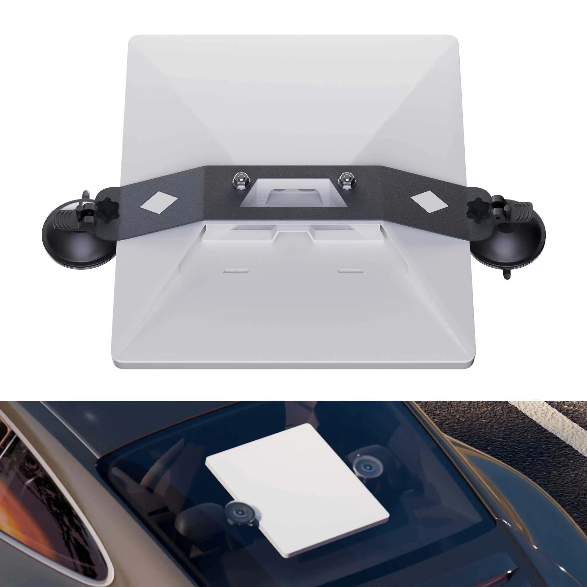 Mini Car Mount and Sunroof Mounting Kit Suction Cup Car Mount Accessory for Game Accessories