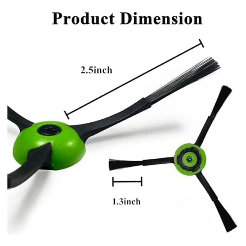 Szczotki do zamiatania krawędzi zestaw akcesoriów kompatybilne z Irobot Roomba I & J & E serii wszystkie modele, szczotki boczne akcesoria