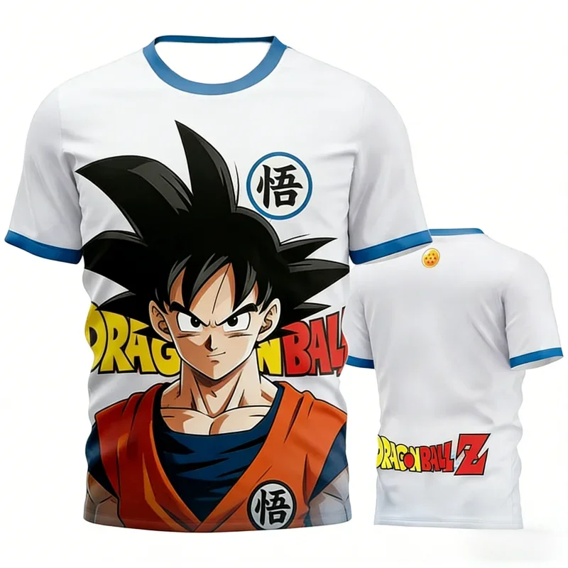 2026 Neues Sommer Dragon Ball Goku Shenron 3D-Druck T-Shirt Schnelltrocknend Schweißabsorbierend Übergröße Herren Sport Outdoor Kurzarm