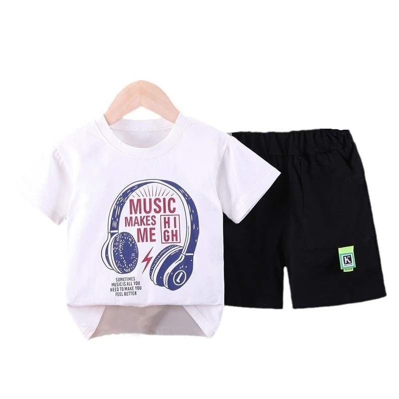 

New Summer Baby Clothes Suit Children Boys Casual T-Shirt Shorts 2Pcs/Sets Toddler Sports Costume Infant Outfits Kids Tracksuits