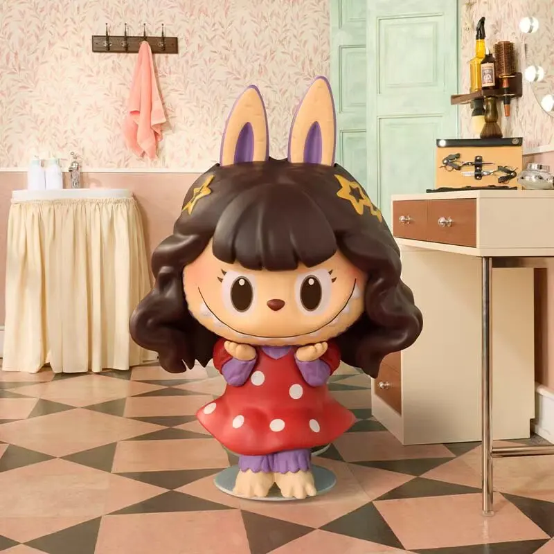 POP MART THE MONSTERS Hair Salon Series Labubu Blind Box Mysterious Box Surprise Box Collectible Figurines Toys Kids Gift view 6