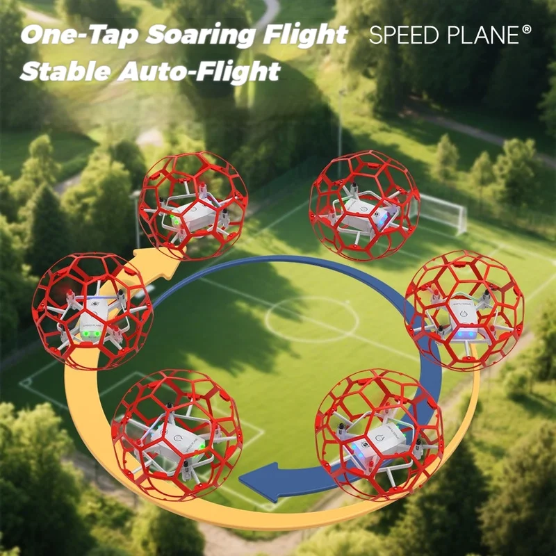 Drone RC Flying Ball Quadcopter avec cascade 3D, Mini UAV d'entraînement Durable pour adolescents, jouet de vol de compétition, cadeau pour garçons