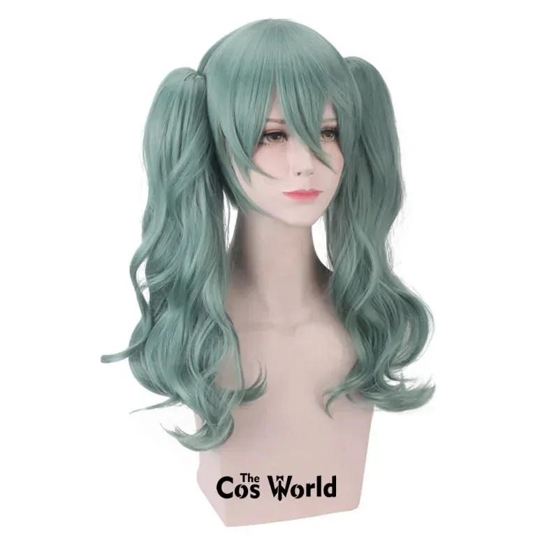 VOCALOID 2017 Miku Suna no Wakusei الكثبان الرملية كوكب 50 سنتيمتر متموجة أنيمي تأثيري الباروكات الألياف مقاومة للحرارة الشعر الاصطناعية + غطاء شعر مستعار #4