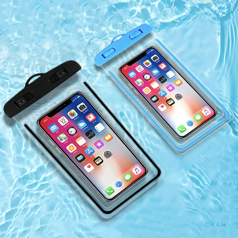 1 PC Mobile Phone Waterproof Bag, Touch Screen, Swimming, Drifting, Diving, Air Bag, Transparent Sealed Protective Bag, Outdoor